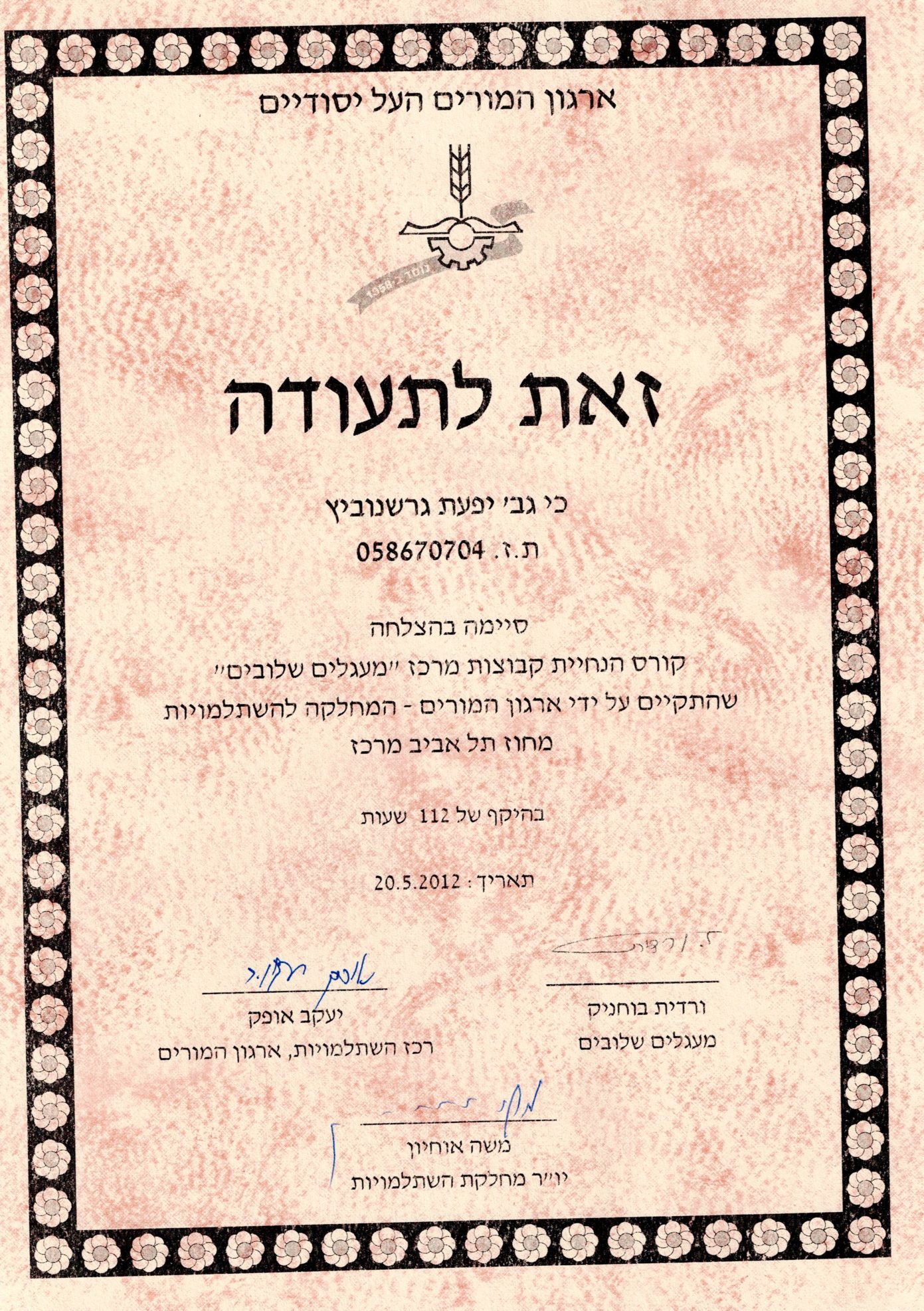 הנחיית קבוצות, 2012